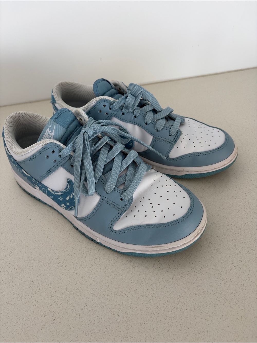 Women’s Nike Dunk Low Blue Paisley size 9